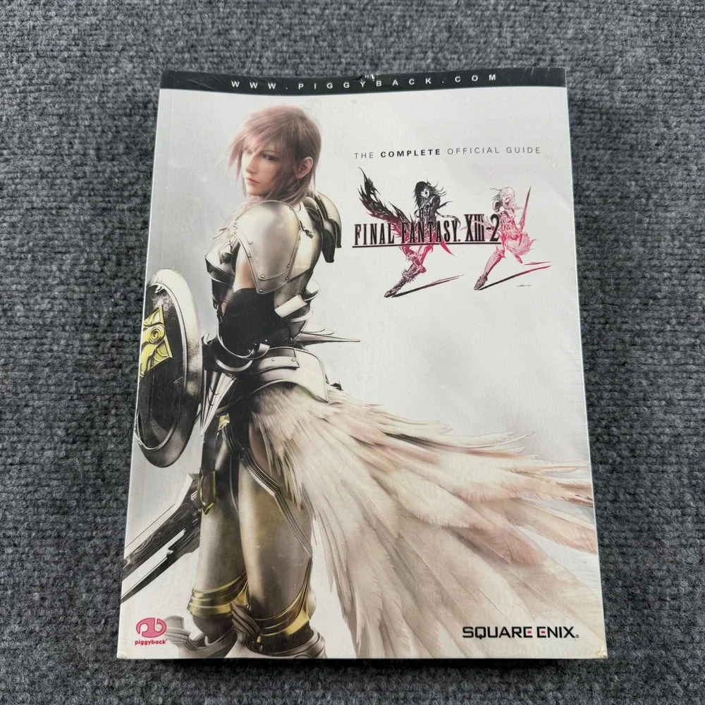 Piggyback Final Fantasy XIII-2 Strategy Guide White Square Enix New Sealed
